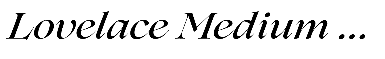 Lovelace Medium Italic